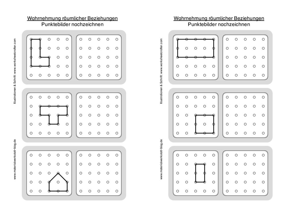 Visuelle Wahrnehmung Arbeitsblätter Kostenlos
 Arbeitsblätter visuelle Wahrnehmung – Materialwerkstatt